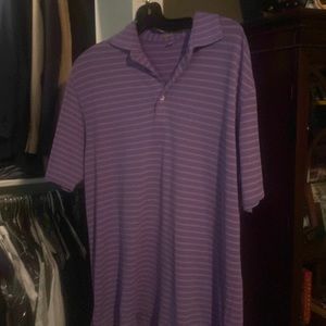 Large purple and gold Peter Millar Polo